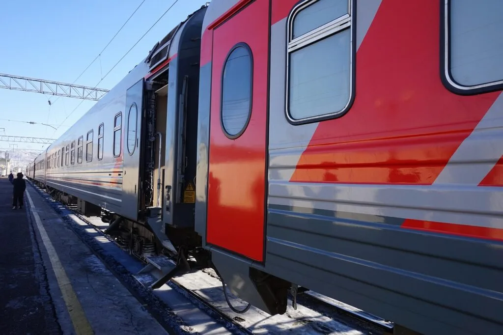 russia, trans-siberian train, winter, tren