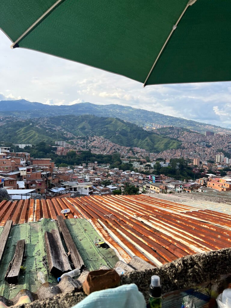 Vista Panoramica de la Comuna 13, Medellin, Colombia