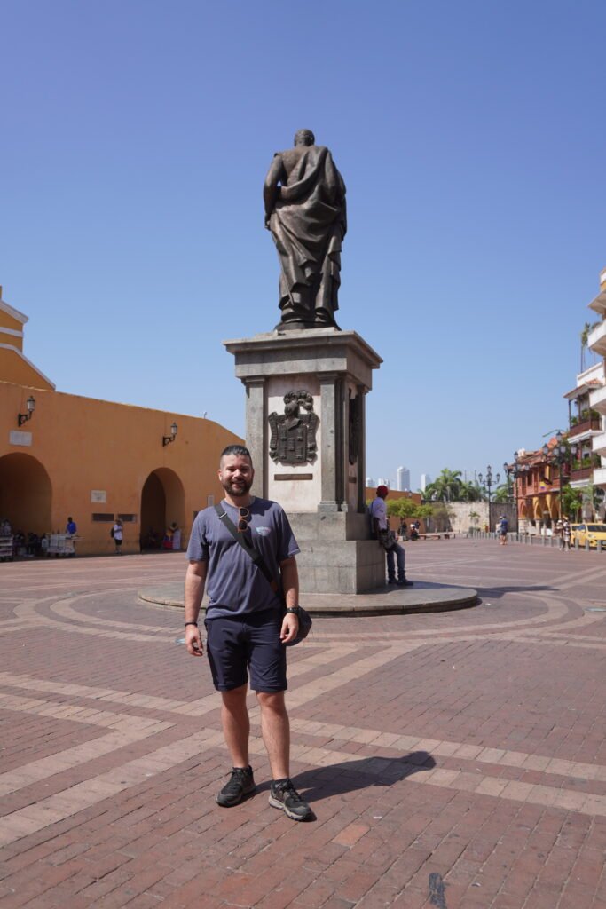 PLaza de los coches, en cartagena de indias