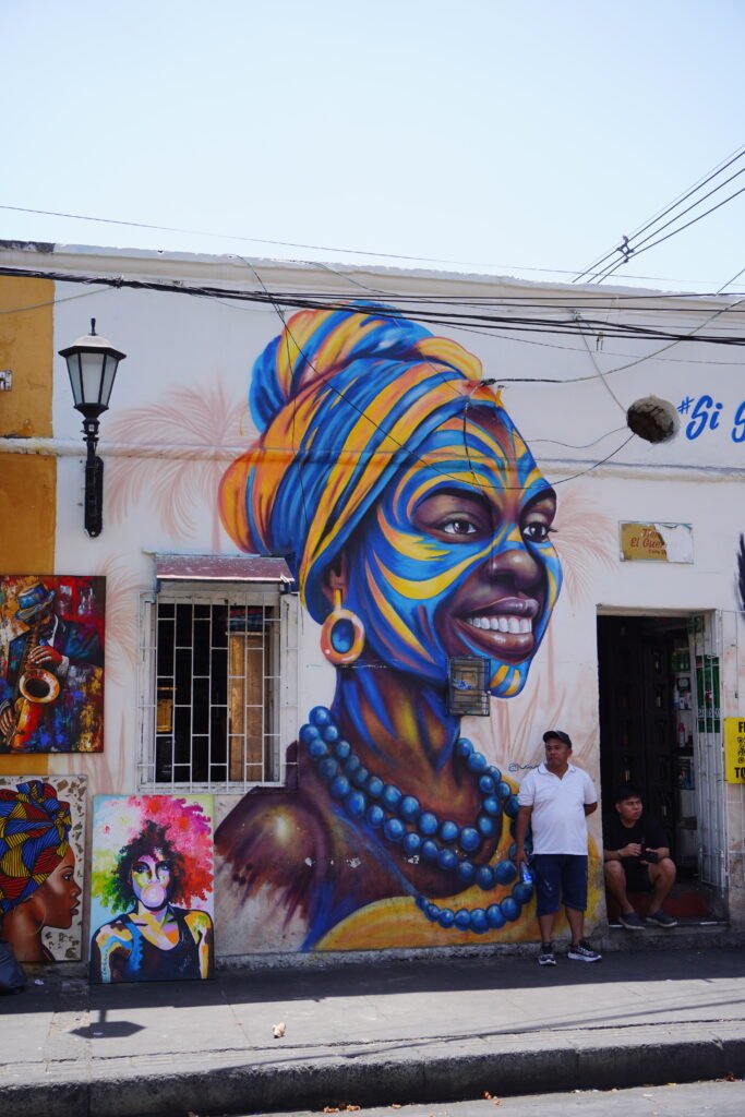 Mural en Getsemani, Cartagena de Indias, Colombia 