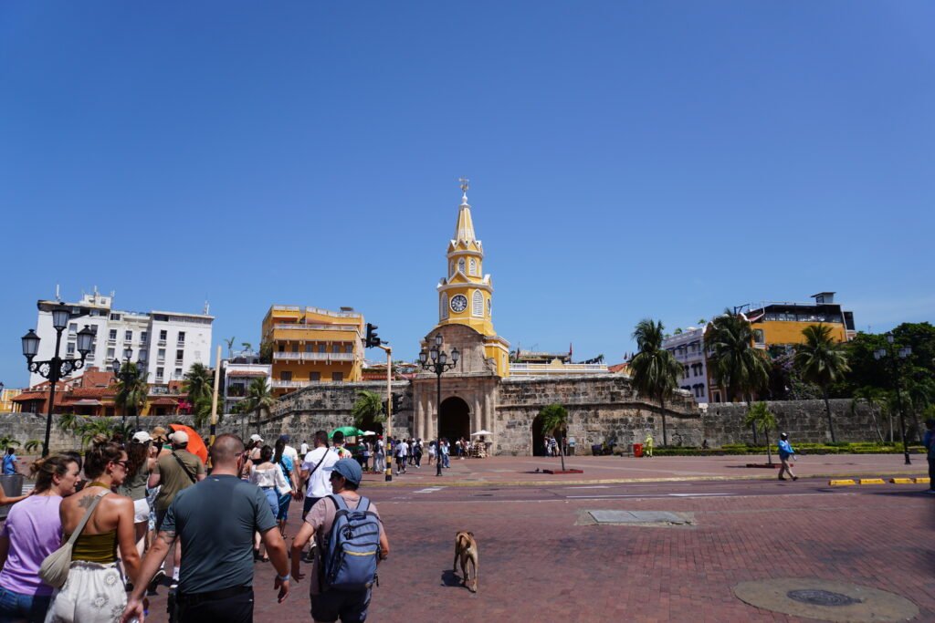 Torre del Reloj en Cartagena de Indias, Colombia.