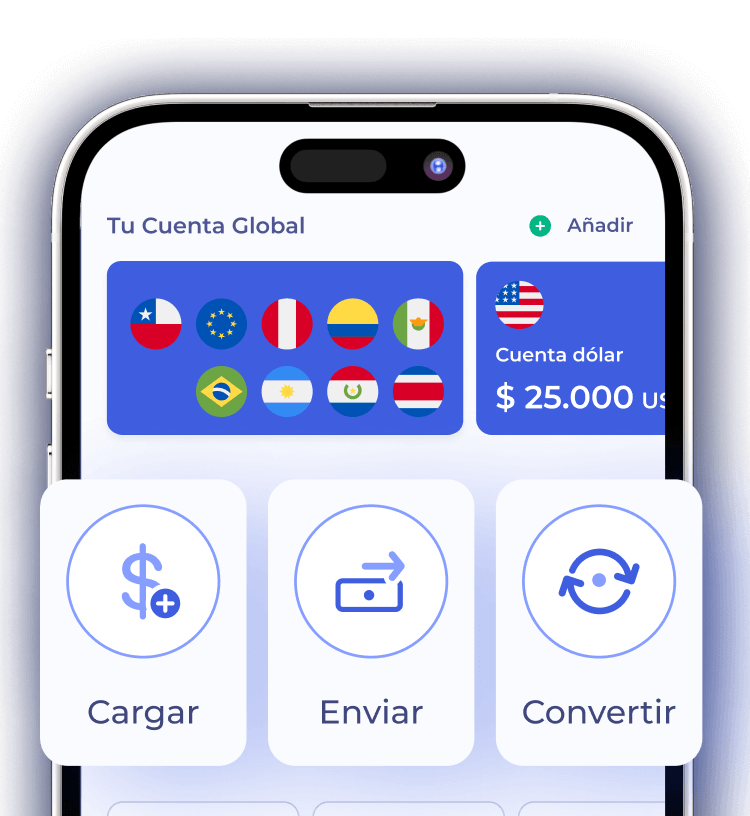 Global 66, puedes hacer cambios a multiples monedas 
